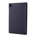 For Samsung Galaxy Tab A8 10.5 2021 TPU Three-fold Horizontal Flip Leather Case(Blue)