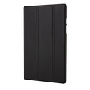 For Samsung Galaxy Tab A8 10.5 2021 TPU Three-fold Horizontal Flip Leather Case(Black)