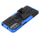For Motorola Moto G31 / G41 Tire Texture TPU + PC Phone Case with Holder(Blue)