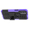 For Motorola Moto G31 / G41 Tire Texture TPU + PC Phone Case with Holder(Purple)