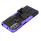 For Motorola Moto G31 / G41 Tire Texture TPU + PC Phone Case with Holder(Purple)