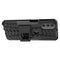 For Motorola Moto G31 / G41 Tire Texture TPU + PC Phone Case with Holder(Black)