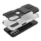 For Motorola Moto G31 / G41 Tire Texture TPU + PC Phone Case with Holder(White)