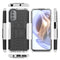 For Motorola Moto G31 / G41 Tire Texture TPU + PC Phone Case with Holder(White)