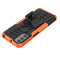 For Motorola Moto G31 / G41 Tire Texture TPU + PC Phone Case with Holder(Orange)
