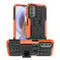 For Motorola Moto G31 / G41 Tire Texture TPU + PC Phone Case with Holder(Orange)
