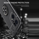 For OPPO Find X5 Pro Metal Ring Holder TPU Phone Case(Black)
