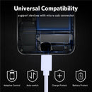 USB to Micro USB Copper Core Charging Cable, Cable Length:1m(Black)