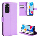 For Xiaomi Redmi Note 11 4G Global / Note 11S Diamond Texture Leather Phone Case(Purple)