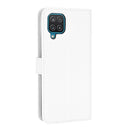 For Samsung Galaxy A12 / M12 5G Diamond Texture Leather Phone Case(White)