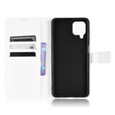 For Samsung Galaxy A12 / M12 5G Diamond Texture Leather Phone Case(White)