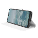 For Nokia G10 / G20 / 6.3 Diamond Texture Leather Phone Case(White)
