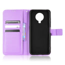 For Nokia G10 / G20 / 6.3 Diamond Texture Leather Phone Case(Purple)