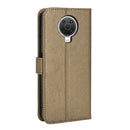 For Nokia G10 / G20 / 6.3 Diamond Texture Leather Phone Case(Brown)