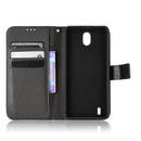 For Nokia C01 Plus Diamond Texture Leather Phone Case(Black)