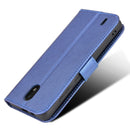 For Nokia C01 Plus Diamond Texture Leather Phone Case(Blue)