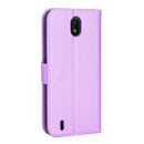 For Nokia C01 Plus Diamond Texture Leather Phone Case(Purple)