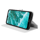 For Nokia C30 Diamond Texture Leather Phone Case(White)