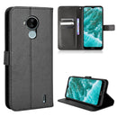 For Nokia C30 Diamond Texture Leather Phone Case(Black)