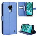 For Nokia C30 Diamond Texture Leather Phone Case(Blue)