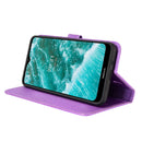 For Nokia C30 Diamond Texture Leather Phone Case(Purple)