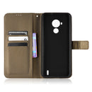 For Nokia C30 Diamond Texture Leather Phone Case(Brown)