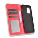 For Asus Zenfone 8 / 8Z Magnetic Buckle Retro Crazy Horse Leather Phone Case(Red)