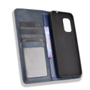 For Asus Zenfone 8 / 8Z Magnetic Buckle Retro Crazy Horse Leather Phone Case(Blue)