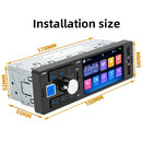 M-60 4.0 inch Touch Screen Car Radio Receiver Bluetooth MP5 Player with Remote Control
