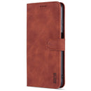For Xiaomi Redmi Note 11 4G Global / Note 11S AZNS Skin Feel Calf Texture Horizontal Flip Leather Phone Case(Brown)