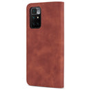 For Xiaomi Redmi Note 11 4G Global / Note 11S AZNS Skin Feel Calf Texture Horizontal Flip Leather Phone Case(Brown)