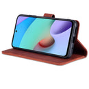 For Xiaomi Redmi Note 11 4G Global / Note 11S AZNS Skin Feel Calf Texture Horizontal Flip Leather Phone Case(Brown)