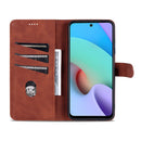 For Xiaomi Redmi Note 11 4G Global / Note 11S AZNS Skin Feel Calf Texture Horizontal Flip Leather Phone Case(Brown)