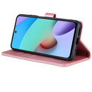For Xiaomi Redmi Note 11 4G Global / Note 11S AZNS Skin Feel Calf Texture Horizontal Flip Leather Phone Case(Rose Gold)