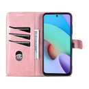 For Xiaomi Redmi Note 11 4G Global / Note 11S AZNS Skin Feel Calf Texture Horizontal Flip Leather Phone Case(Rose Gold)