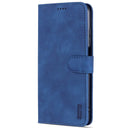 For Xiaomi Redmi Note 11 4G / Note 11S Global AZNS Skin Feel Calf Texture Horizontal Flip Leather Phone Case(Blue)