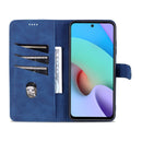 For Xiaomi Redmi Note 11 4G / Note 11S Global AZNS Skin Feel Calf Texture Horizontal Flip Leather Phone Case(Blue)
