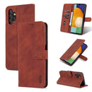 For Samsung Galaxy A13 4G AZNS Skin Feel Calf Texture Horizontal Flip Leather Phone Case(Brown)