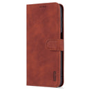 For Samsung Galaxy A13 4G AZNS Skin Feel Calf Texture Horizontal Flip Leather Phone Case(Brown)