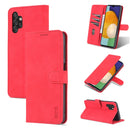 For Samsung Galaxy A13 4G AZNS Skin Feel Calf Texture Horizontal Flip Leather Phone Case(Red)