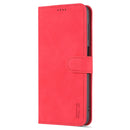 For Samsung Galaxy A13 4G AZNS Skin Feel Calf Texture Horizontal Flip Leather Phone Case(Red)