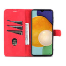 For Samsung Galaxy A13 4G AZNS Skin Feel Calf Texture Horizontal Flip Leather Phone Case(Red)