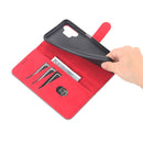 For Samsung Galaxy A13 4G AZNS Skin Feel Calf Texture Horizontal Flip Leather Phone Case(Red)