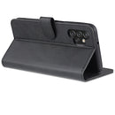 For Samsung Galaxy A13 4G AZNS Skin Feel Calf Texture Horizontal Flip Leather Phone Case(Black)