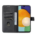 For Samsung Galaxy A13 4G AZNS Skin Feel Calf Texture Horizontal Flip Leather Phone Case(Black)