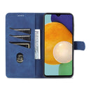 For Samsung Galaxy A13 4G AZNS Skin Feel Calf Texture Horizontal Flip Leather Phone Case(Blue)