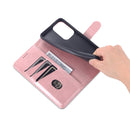 For Samsung Galaxy A33 5G AZNS Skin Feel Calf Texture Horizontal Flip Leather Phone Case(Rose Gold)