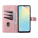 For Samsung Galaxy A53 5G AZNS Skin Feel Calf Texture Horizontal Flip Leather Phone Case(Rose Gold)