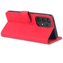 For Samsung Galaxy A53 5G AZNS Skin Feel Calf Texture Horizontal Flip Leather Phone Case(Red)
