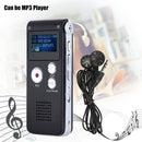 SK-012 32GB USB Dictaphone Digital Audio Voice Recorder with WAV MP3 Player VAR Function(Black)
